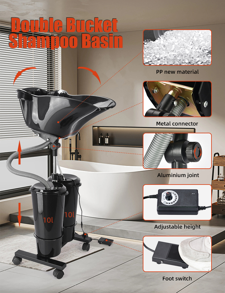 3. The Peak of Relaxation: The Ergonomic Plastic Shampoo Basin The shampoo service is often a client's favorite part of the visit—a moment of pure relaxation. Don’t let an uncomfortable basin ruin it. A well-designed plastic shampoo basin is crucial. Client Comfort is King: Ergonomically designed basins cradle the neck and shoulders, preventing the dreaded "basin ridge" discomfort. A comfortable client is a relaxed client, and a relaxed client is more likely to become a loyal one. Stylist Ergonomics Matters Too: It’s not just about the client. Basins designed at the correct height reduce strain on your back and shoulders, protecting your most valuable asset—you—from long-term injury. Hygiene & Easy Installation: Like all plastic furniture, these basins are incredibly easy to clean and disinfect. They are also typically lighter than ceramic alternatives, making installation simpler. Pro Tip: Consider a basin with a built-in, waterfall-style tap for a truly luxurious and modern touch that enhances the sensory experience. 3. The Peak of Relaxation: The Ergonomic Plastic Shampoo Basin The shampoo service is often a client's favorite part of the visit—a moment of pure relaxation. Don’t let an uncomfortable basin ruin it. A well-designed plastic shampoo basin is crucial. Client Comfort is King: Ergonomically designed basins cradle the neck and shoulders, preventing the dreaded "basin ridge" discomfort. A comfortable client is a relaxed client, and a relaxed client is more likely to become a loyal one. Stylist Ergonomics Matters Too: It’s not just about the client. Basins designed at the correct height reduce strain on your back and shoulders, protecting your most valuable asset—you—from long-term injury. Hygiene & Easy Installation: Like all plastic furniture, these basins are incredibly easy to clean and disinfect. They are also typically lighter than ceramic alternatives, making installation simpler. Pro Tip: Consider a basin with a built-in, waterfall-style tap for a truly luxurious and modern touch that enhances the sensory experience.