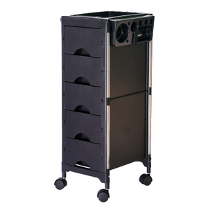 ABS Drawers Salon Trolley Cart with Rolling Wheels for Stylist Hairdresser