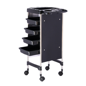 Removable Plastic Hairdresser Beauty Salon Trolley on Wheels