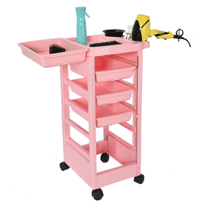 T22 Pink Beauty Salon Trolley for Barbershop