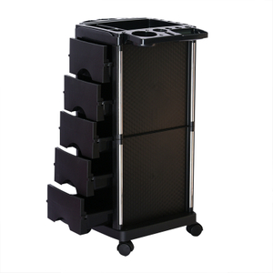 Beauty Furniture Storage Station Hair Salon Trolley Rolling Cart