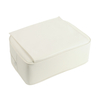 Barber Salon Kid Hair Cut Booster Cushion Seat PU White Leather Cover