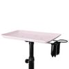 Pink Tray Aluminum Salon Trolley for Tattoo Medical