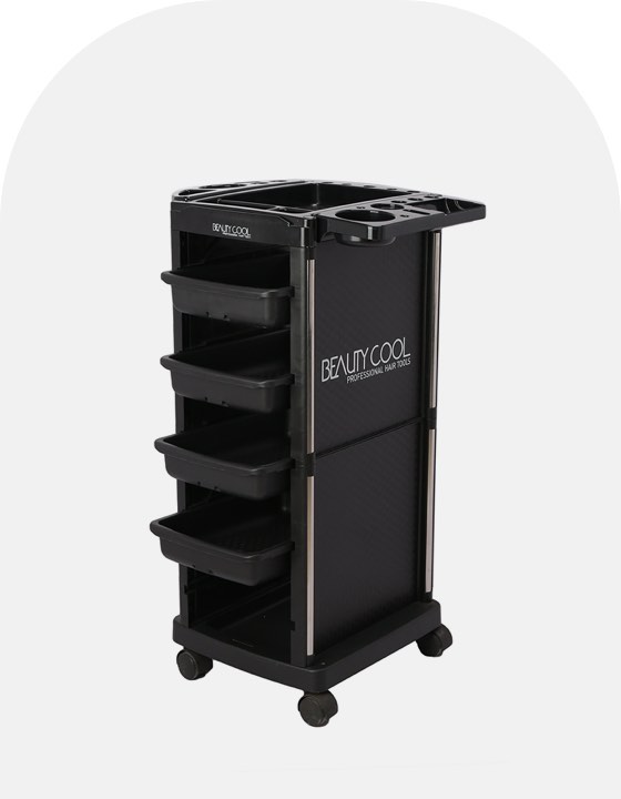 salon trolley with wheels