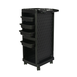 ABS Plastic Beauty Salon Cart Storage Trolley for Barber Shop