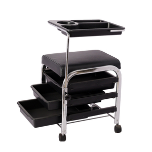 Beauty Salon Spa Manicure Nail Trolley Stool Cart