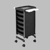 Hair Salon Trolley for Extra Hairdresser Storage Tool