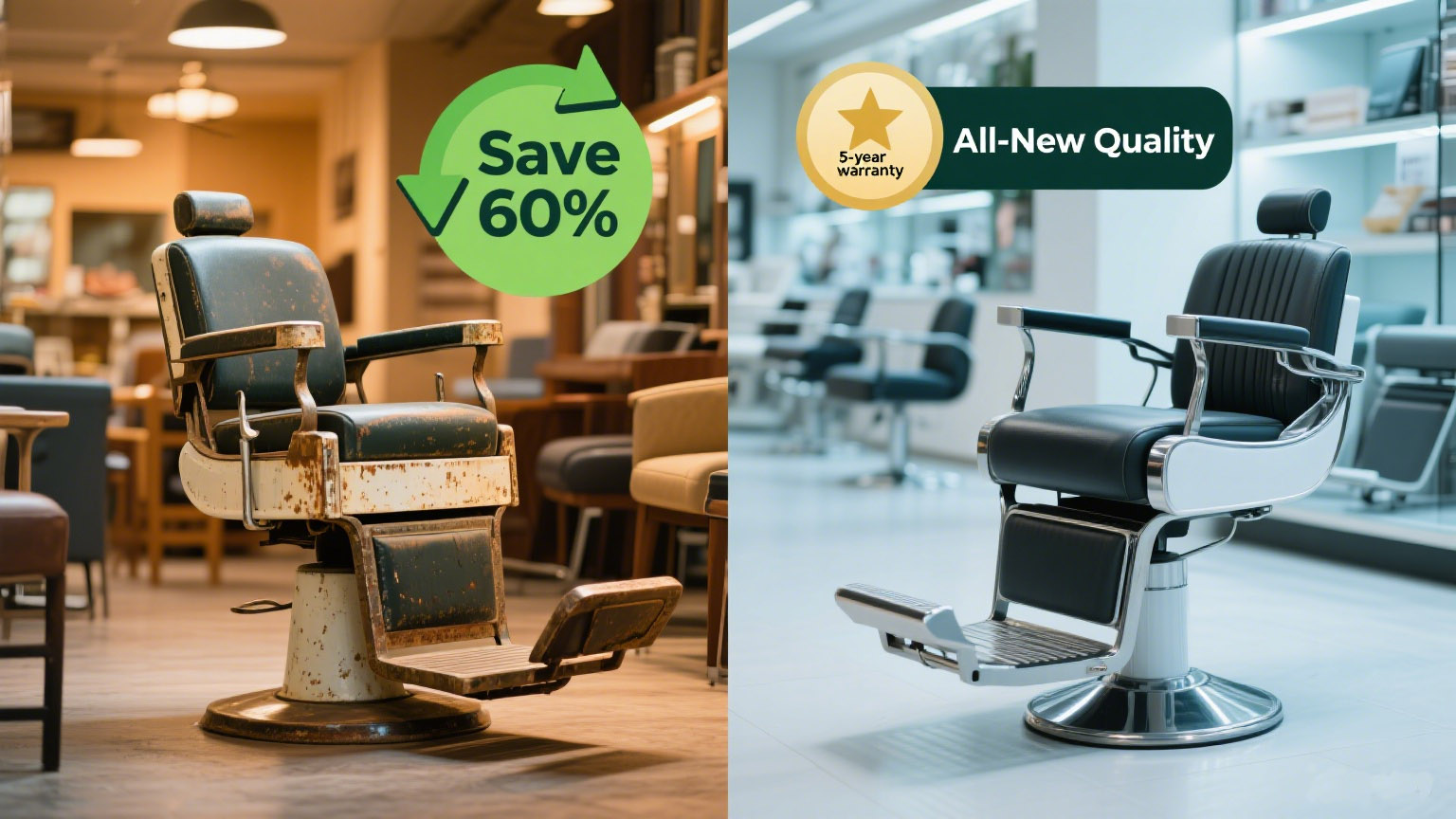 Secondhand vs. New Furniture: How Should Salon Entrepreneurs Choose?