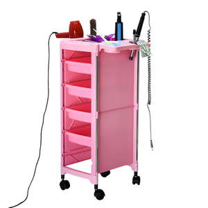 T05 Professional Pink Beauty Salon Trolley Cart