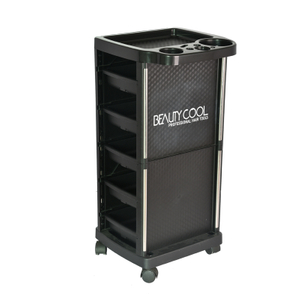 Barber Beauty Furniture Salon Rolling Trolley Cart with 5 Drawers