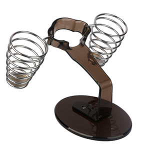 Desktop Salon Hair Dryer Holder with 2 Spiral Rack