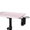 Pink Tray Aluminum Salon Trolley for Tattoo Medical