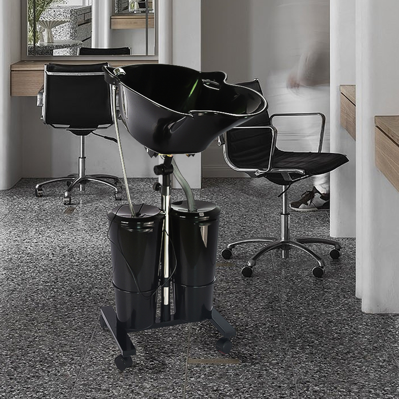 Furthermore, the comfort of the client during treatments is paramount. Whether it's a long hair coloring session or a relaxing facial, comfortable seating contributes significantly to client satisfaction. For hair washing services, the design of the shampoo bowl or hair wash sink is critical. Modern salon wash basins are often designed with adjustable tilting mechanisms and neck rests to provide optimal comfort and support, preventing strain and discomfort during the shampooing process. Even portable shampoo sinks are being designed with improved ergonomics for both the client and the stylist in mobile or space-constrained settings.