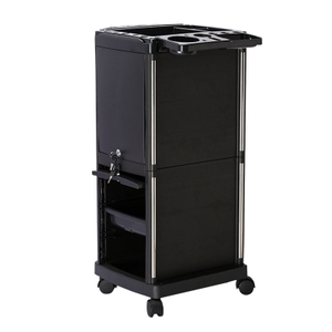 Beauty Salon Furniture Hairdressing Beauty Lockable Salon Trolley Rolling Cart